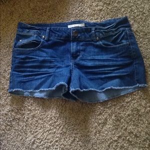 Blue jean shorts forever 21